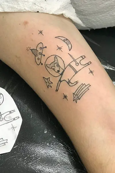 idee tatuaggio donna disegni bambini avambraccio