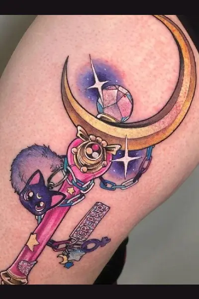 tatuaggi donna cartoni animati sailor moon pescara